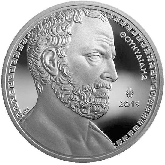 Монета «Фукидид Афинский» Греция 2019