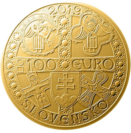 Монета «Моймир I, правитель Великой Моравии» Словакия 2019