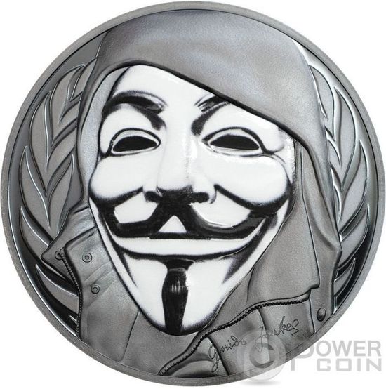 Серия монет «Маски революции» Острова Кука