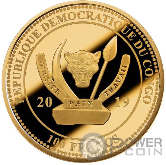 Монета "Коньяк" ("Kognac") Конго 2019