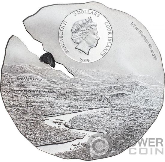 Серия монет «Падение метеорита» Острова Кука