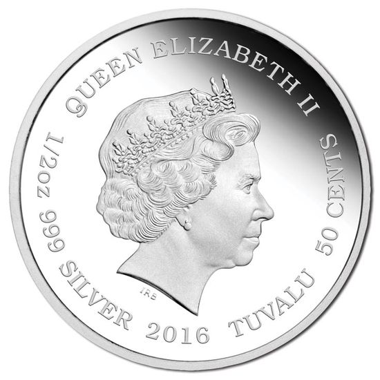 Монета «Ягуары» Тувалу 2016