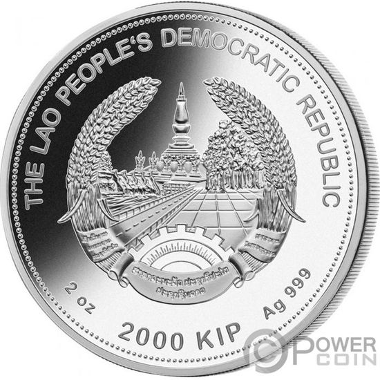 Монета «Год Крысы» Лаос 2020