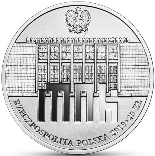 Монета «140 лет со дня основания Национального музея в Кракове» Польша 2019