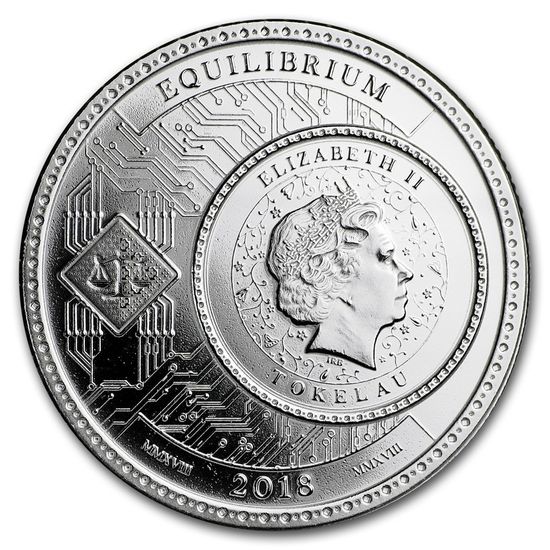 Монета "Баланс" Токелау 2019