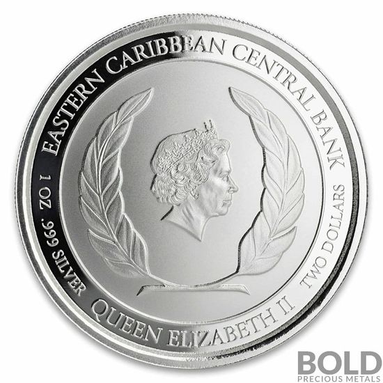 Монета «Изумрудный остров Карибского моря» («Emerald Isle of the Caribbean») Монсеррат 2019