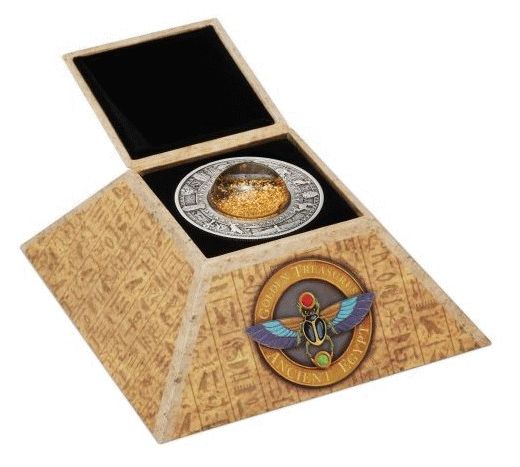 Монета «Золото Древнего Египта» Тувалу 2019