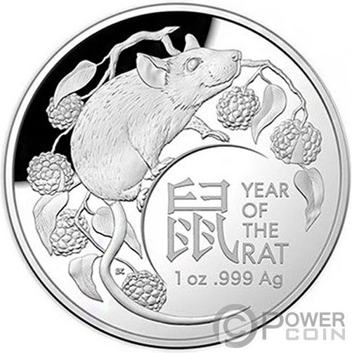 Монеты "Год крысы" Австралия 2020