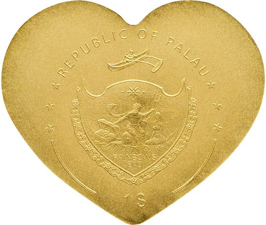 Монеты «Самые маленькие золотые монеты мира» («Smallest Gold Coins of the World») Палау