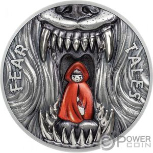 Монета «Красная шапочка» («LITTLE RED RIDING HOOD») Палау 2019