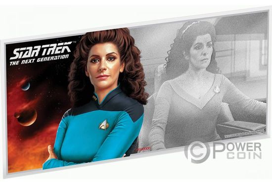 Серия монет-банкнот «Звездный путь: Следующее поколение» (« Star Trek Next Generation») Ниуэ 2019