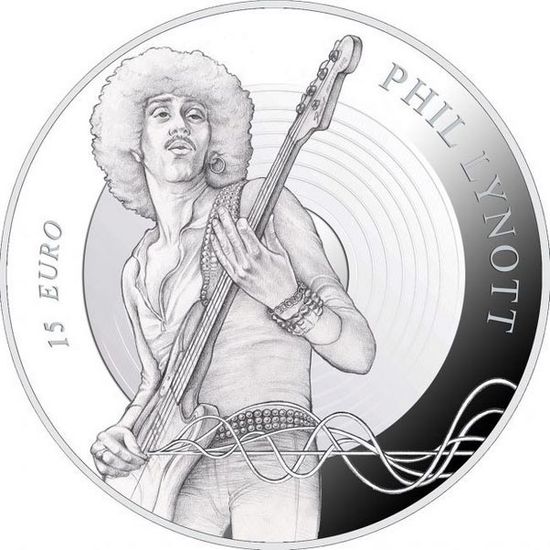 Монета «Фил Линотт» («Phil Lynott») Ирландия 2019