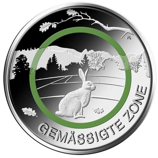 Серия монет «Климатические зоны мира» Германия