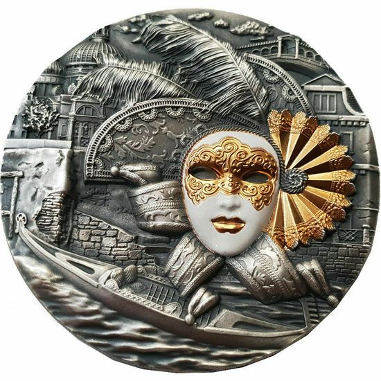 Монета «Венецианская маска» Ниуэ 2019
