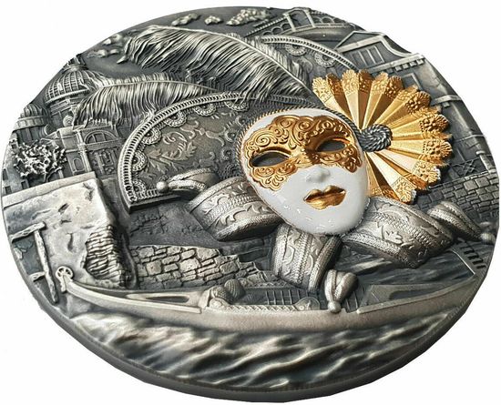 Монета «Венецианская маска» Ниуэ 2019