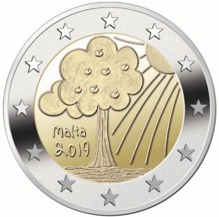 Монета «Природа и окружающий мир» Мальта 2019