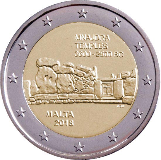 Серия монет «Доисторические памятники Мальты» Мальта