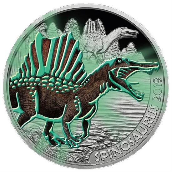 Монета «Спинозавр» Австрия 2019