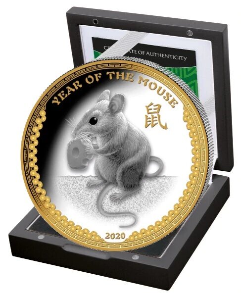 Монеты "Год Крысы" Палау 2020