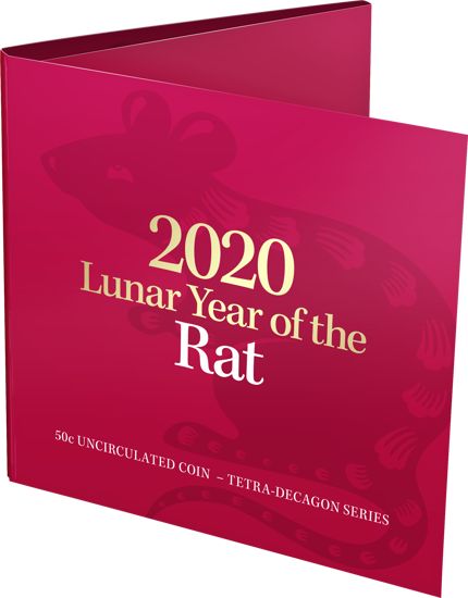 Монета «Год крысы» («Year of the Rat») Австралия 2020