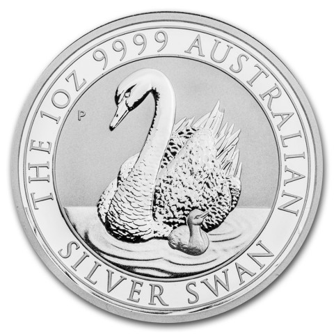 Монеты «Серебряный лебедь» («Silver swan») Австралия