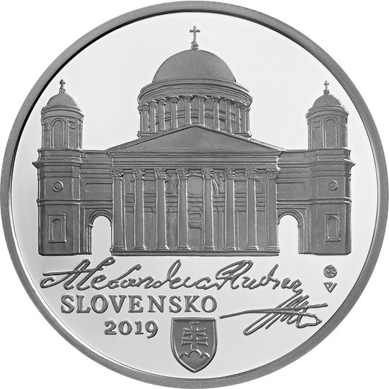 Монета «200 лет со дня назначения Шандора Руднаи архиепископа Эстергомского» Словакия 2019