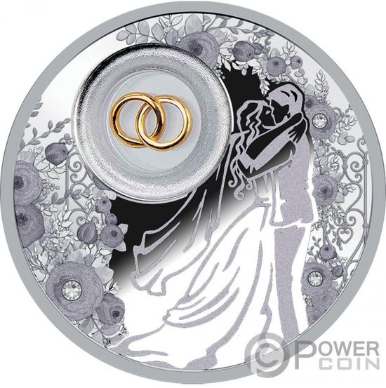 Монета «Свадьба» («WEDDING») Ниуэ 2020