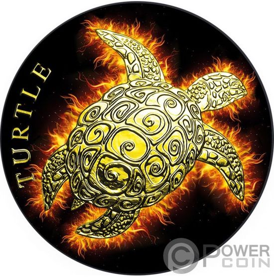 Монета «Черепаха Таку» Ниуэ 2019