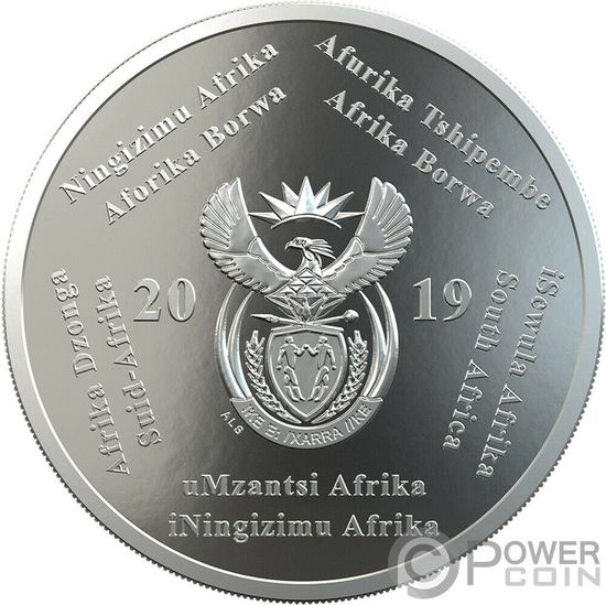 Монета «50 лет посадке на Луне» ЮАР 2019