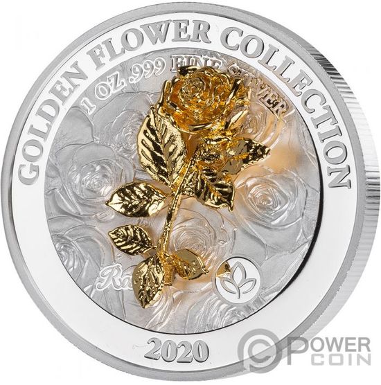 Монета «Роза» Самоа 2020