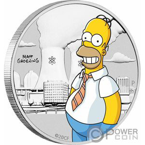 Монета «Гомер» Тувалу 2020
