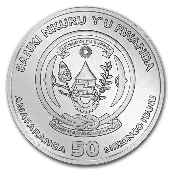 Монета «Год мыши» Руанда 2020