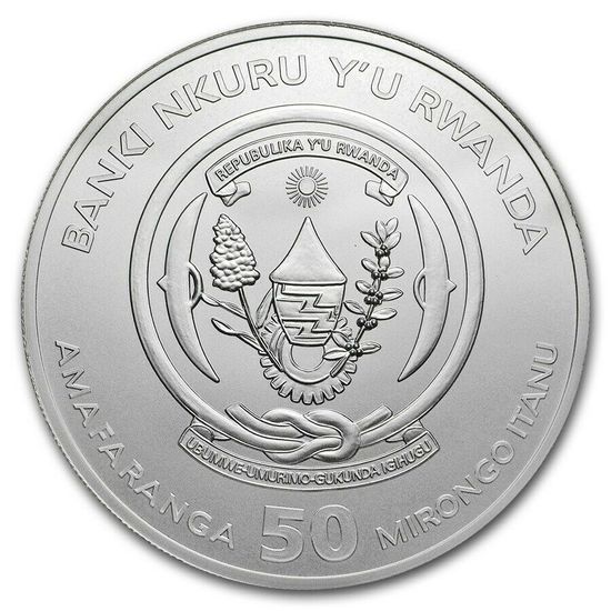 Монета «Год мыши» Руанда 2020
