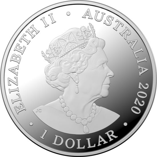 Монета «Длиннорылый дельфин» («Spinner Dolphin») Австралия 2020