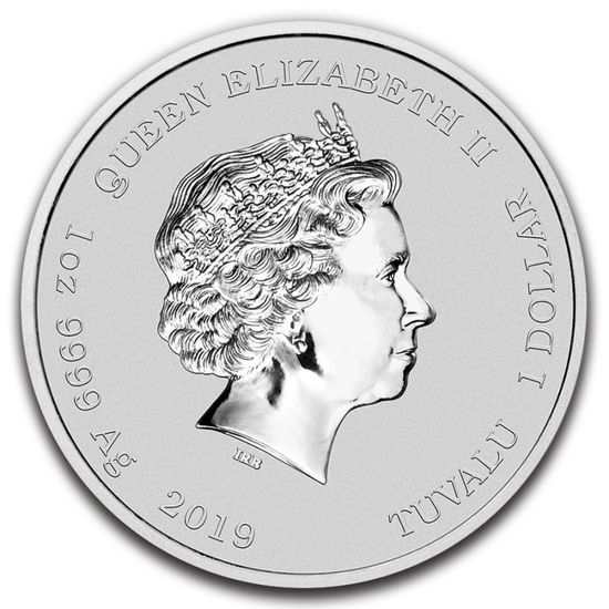 Монета «Гомер Симпсон» («HOMER SIMPSON») Тувалу 2019