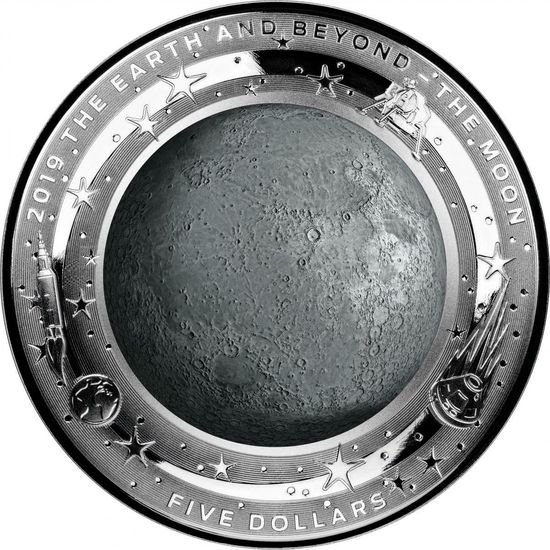 Монета «Луна» («THE MOON») Австралия 2019