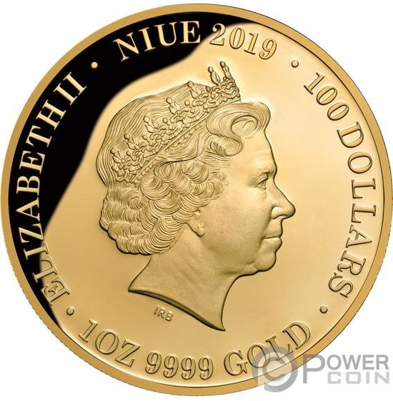 Монета «Королева Елизавета2» («QUEEN ELIZABETH II Diamante») Ниуэ 2019