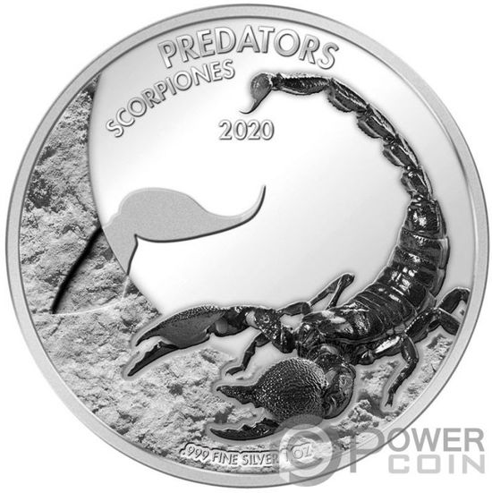 Монета «Скорпион» («SCORPION») Конго 2020