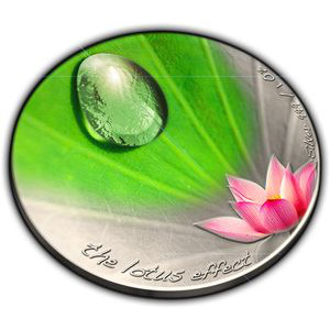 Монета «Эффект Лотоса» («The Lotus Effect») Ниуэ 2020