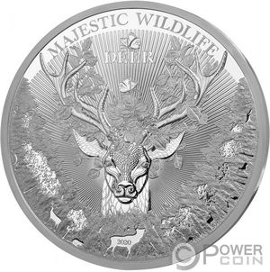 Монета «Олень» («The Deer») Самоа 2020