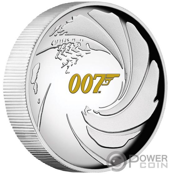 Монета «Джеймс Бонд. Агент 007» Тувалу 2020