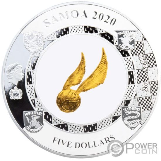 Монета «Золотой Снитч» («The Golden Snitch»)  Самоа 2020