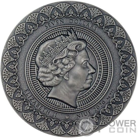 Монета «Нефертити» («NEFERTITI») Ниуэ 2020