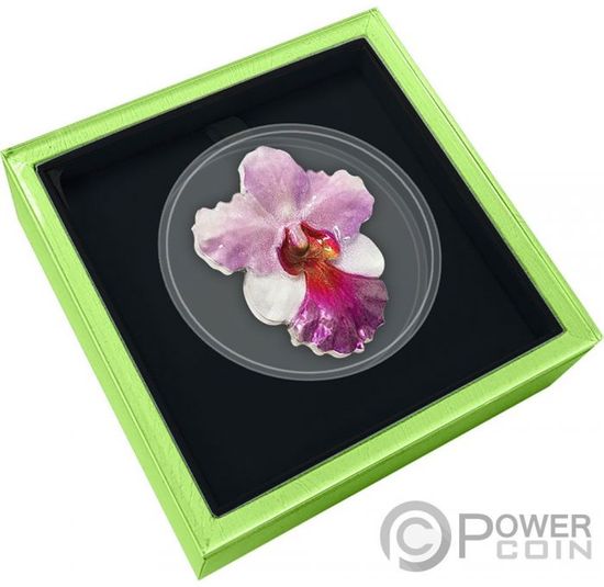 Монеты «Цветок Алтея» («SHRUB ALTHEA») и «Цветок Орхидеи» («ORCHID») Ниуэ 2020