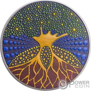 Монета «Дерево жизни» («Tree of Life») Палау 2020