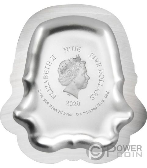 Монета «Шлем штурмовика» («STORMTROOPER HELMET») Ниуэ 2020