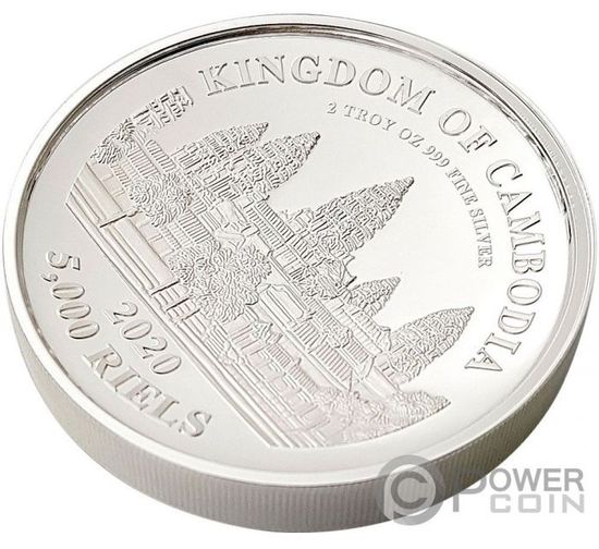 Монета «Замок Химедзи» («HIMEJI CASTLE») Камбоджа 2020