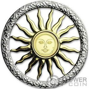 Монета «Солнце» («SUN») Барбадос 2020
