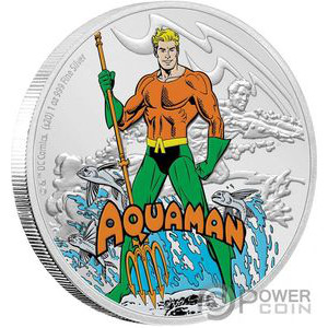 Монета «Аквамэн» («AQUAMAN») Ниуэ 2020