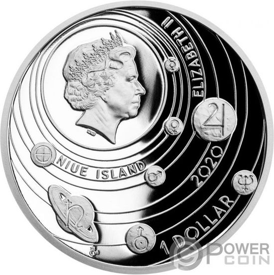 Монета «Меркурий» («MERCURY») Ниуэ 2020